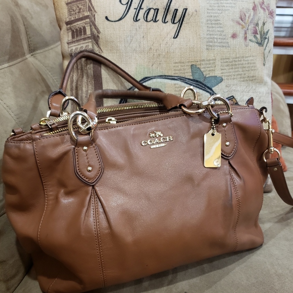 Coach Tan leather Bag